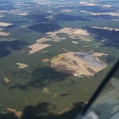 Flugwegposition um 10:36:44: Aufgenommen in der Nähe von Oberspreewald-Lausitz, Deutschland in 1434 Meter